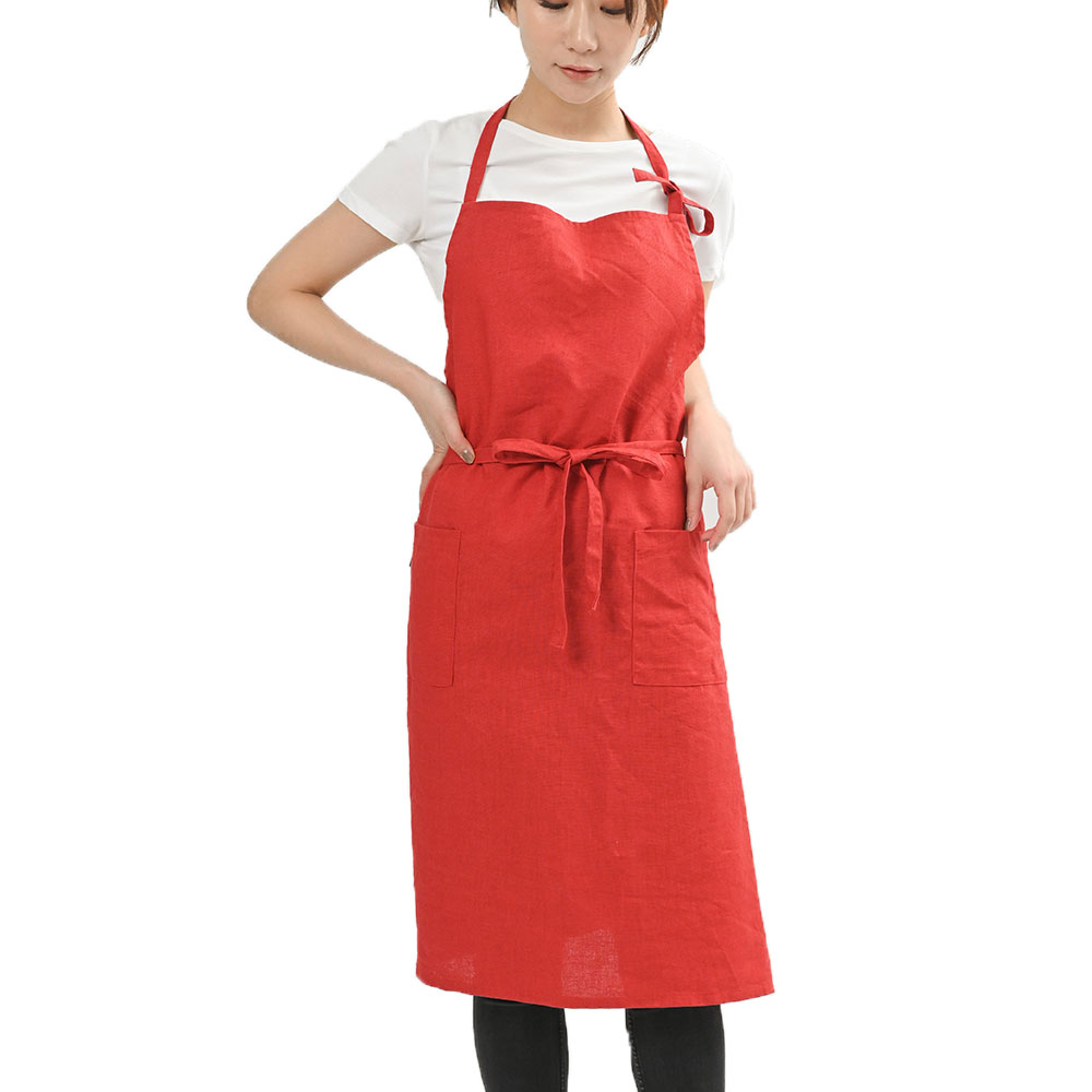エプロン おしゃれ 業務用 保育士 無地 リネン100％ フルエプロン ロング丈 麻キャンバス 日本製 fabrizm 母の日 ワーク 男性用 メンズ | fabrizm | 18