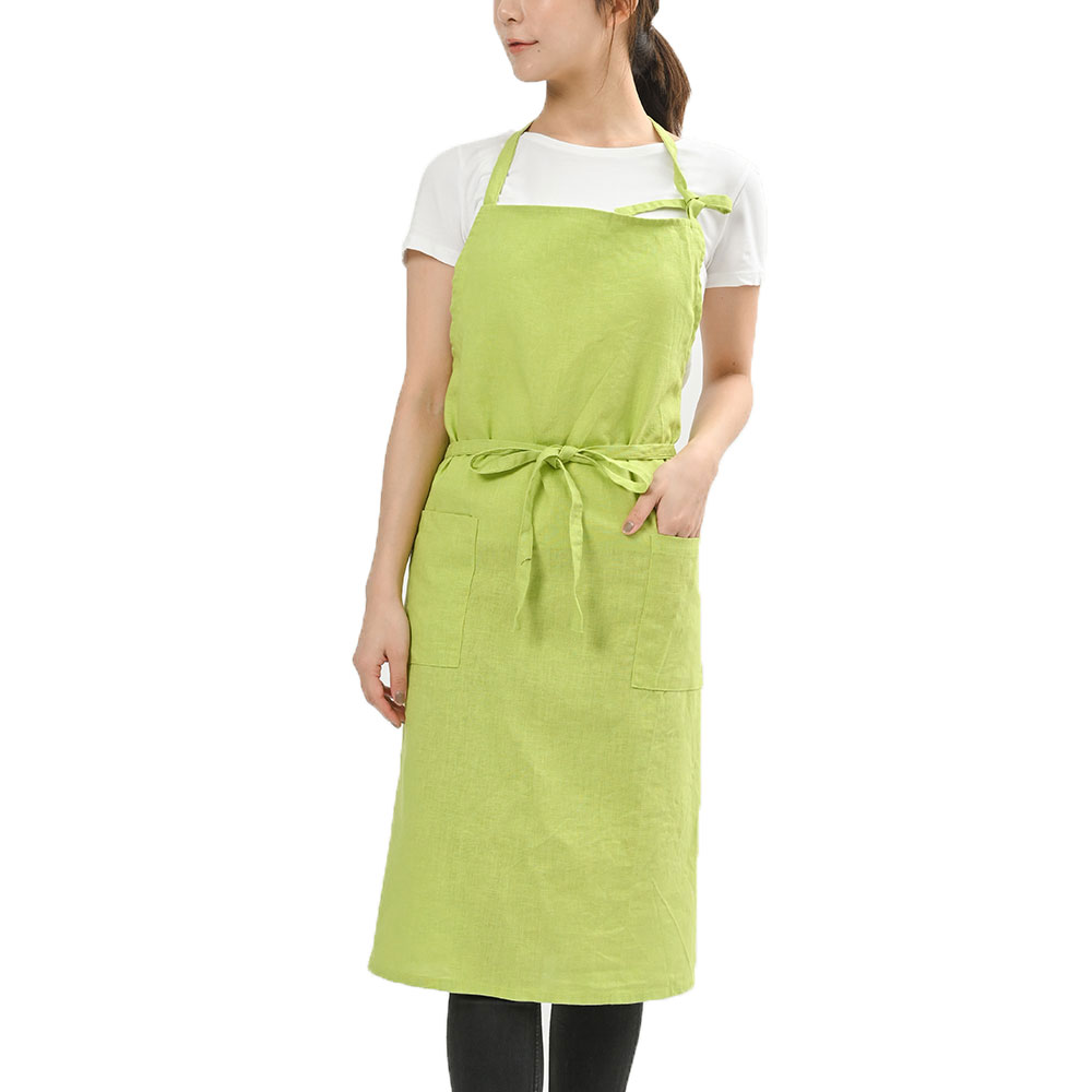 エプロン おしゃれ 業務用 保育士 無地 リネン100％ フルエプロン ロング丈 麻キャンバス 日本製 fabrizm 母の日 ワーク 男性用 メンズ | fabrizm | 11