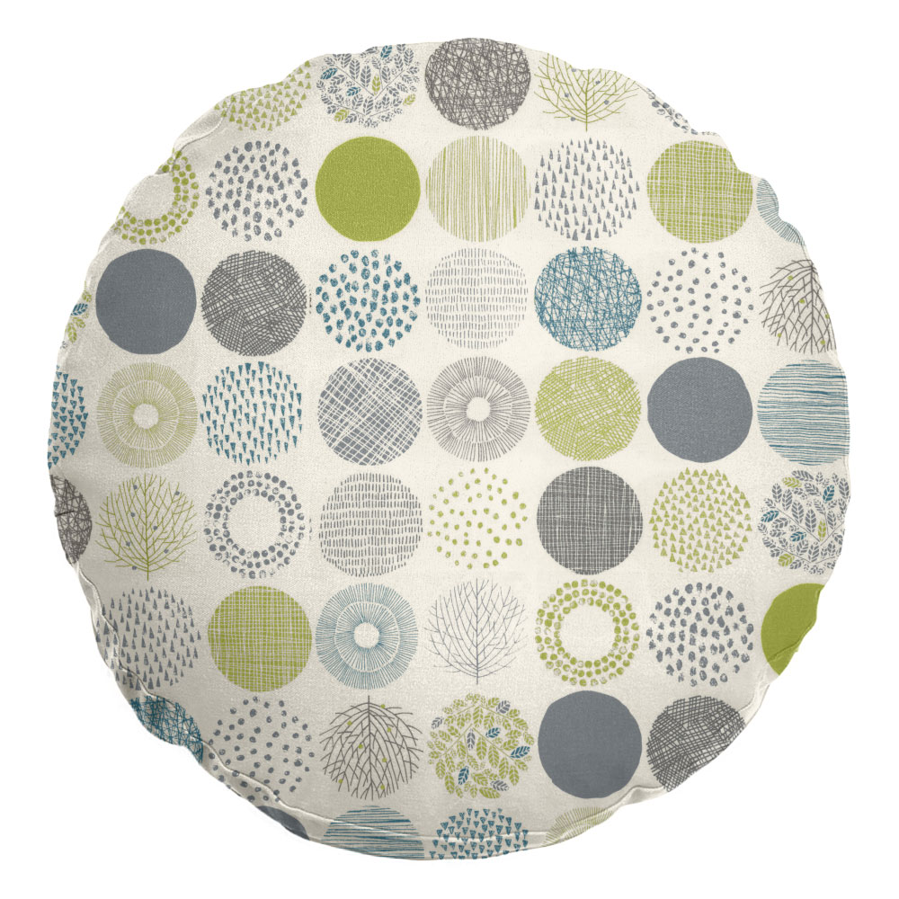 クッションカバー 丸型 50 無地 直径50cm用 座布団 モーリー 5色展開 日本製 fabrizm 円形 おしゃれ 爆買 | fabrizm | 02