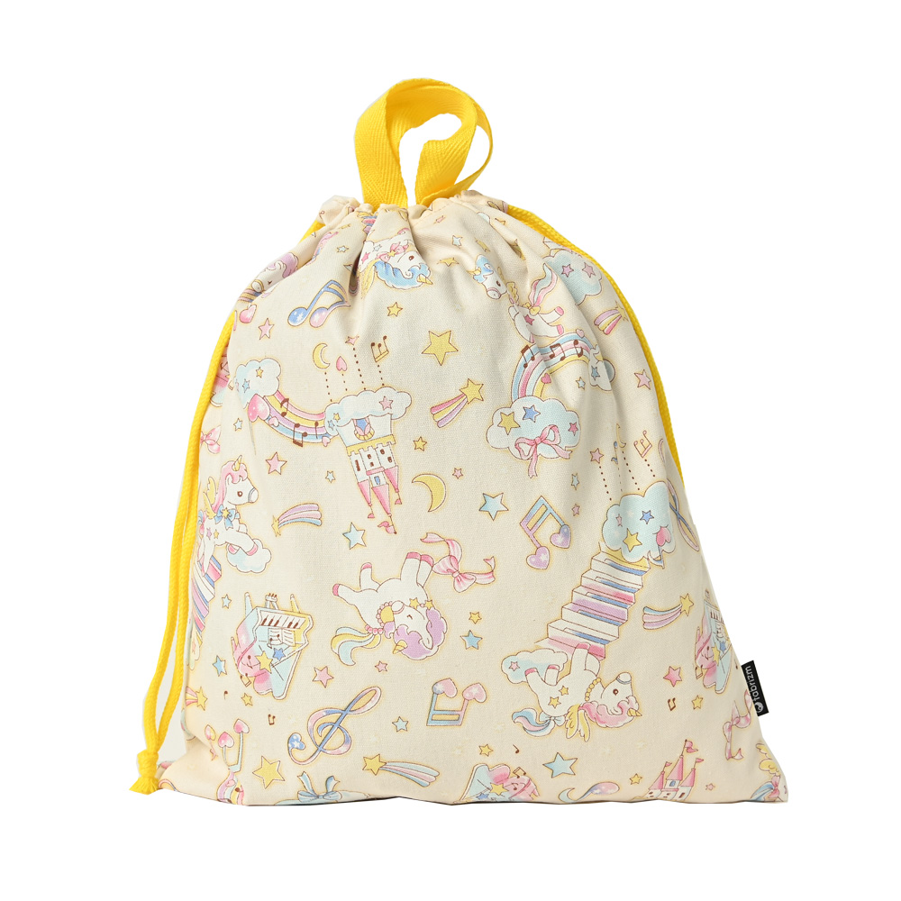 巾着袋 きんちゃく 大 Mサイズ 30×34 小学校 小学生 保育園 幼稚園 入園 入学 ユニコーン 日本製 fabrizm 手さげかばん 体操着入れ 男の子 女の子 キッズ 子供 |  | 04