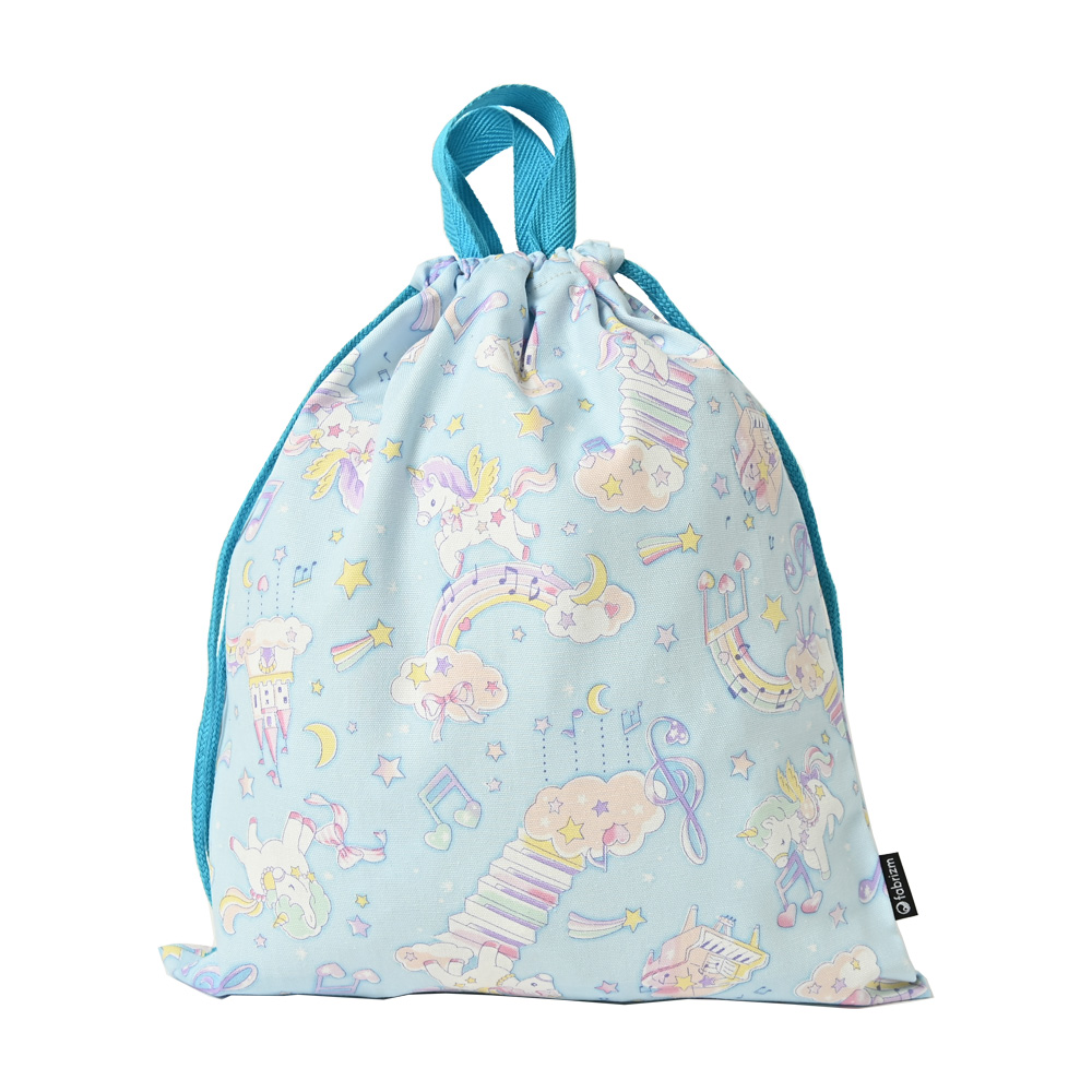 巾着袋 きんちゃく 大 Mサイズ 30×34 小学校 小学生 保育園 幼稚園 入園 入学 ユニコーン 日本製 fabrizm 手さげかばん 体操着入れ 男の子 女の子 キッズ 子供 |  | 06