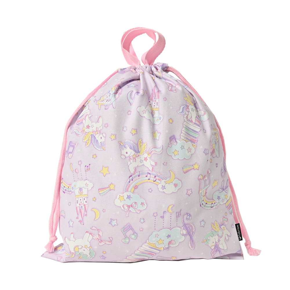巾着袋 きんちゃく 大 Mサイズ 30×34 小学校 小学生 保育園 幼稚園 入園 入学 ユニコーン 日本製 fabrizm 手さげかばん 体操着入れ 男の子 女の子 キッズ 子供 |  | 07