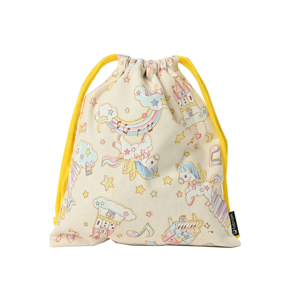 巾着袋 きんちゃく 小 Sサイズ 20×24cm 小学校 小学生 保育園 幼稚園 入園 入学 ユニコーン 日本製 fabrizm 給食袋 コップ入れ 男の子 女の子 キッズ 子供 爆買 |  | 04