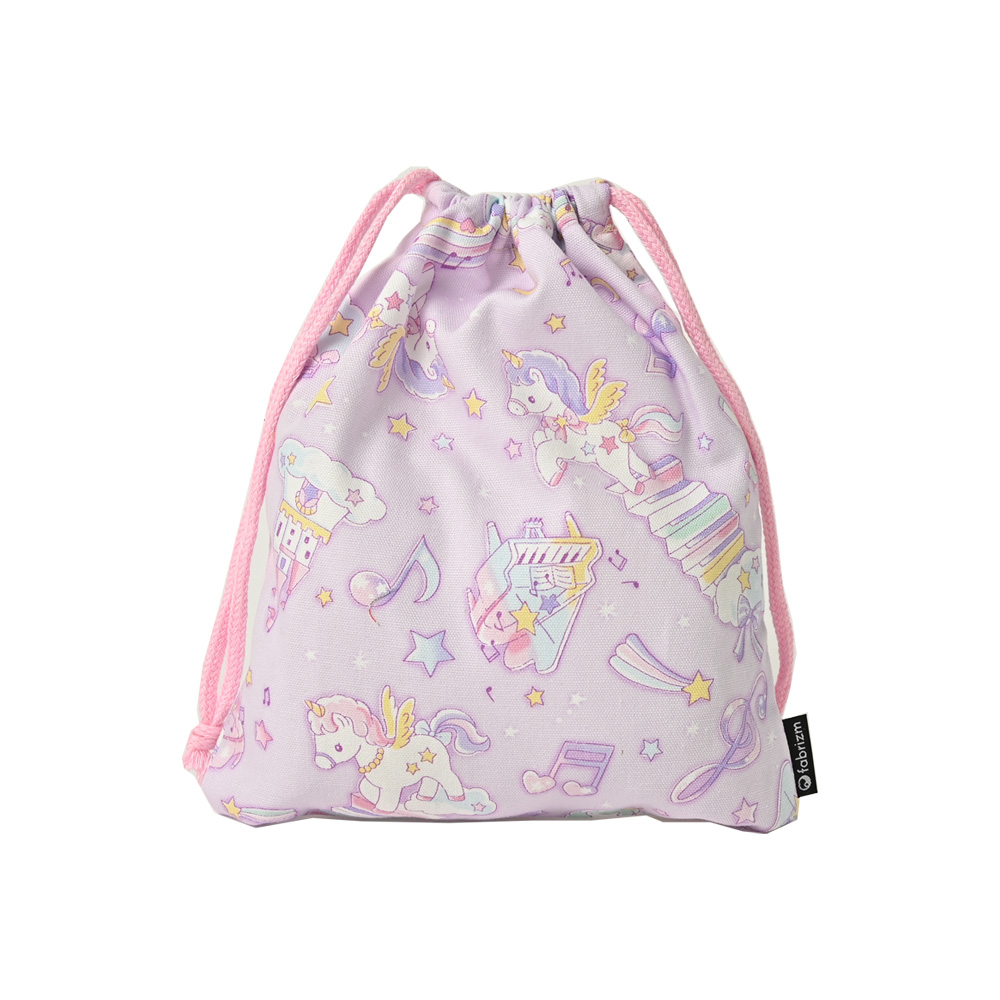 巾着袋 きんちゃく 小 Sサイズ 20×24cm 小学校 小学生 保育園 幼稚園 入園 入学 ユニコーン 日本製 fabrizm 給食袋 コップ入れ 男の子 女の子 キッズ 子供 爆買 |  | 07