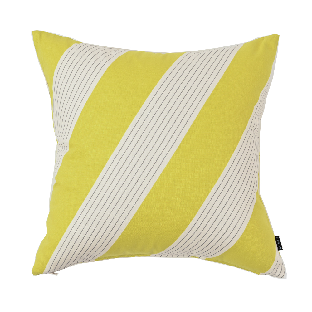 クッションカバー 中身付き 45×45 北欧 ストライプ 45角 スラント＆アップサイクルフェザーヌードクッション 日本製 fabrizm 背当てカバー 爆買 | fabrizm | 01