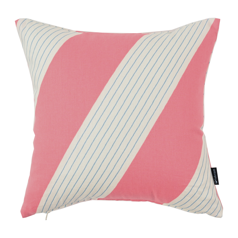 クッションカバー 中身付き 30×30 北欧 ストライプ 30角 スラント＆ウレタンヌードクッション 日本製 fabrizm 背当てカバー 小さめ 座布団カバー 爆買 | fabrizm | 02
