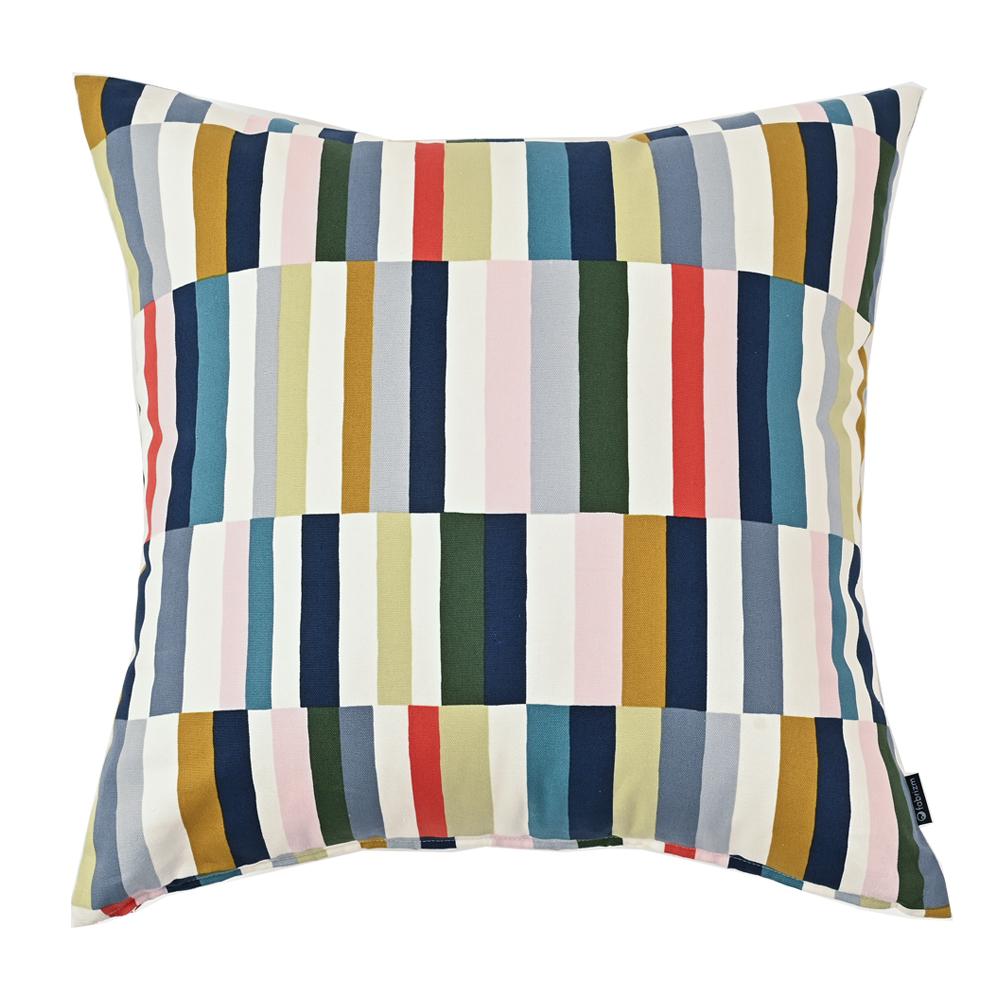 クッションカバー 45×45 北欧 45角 パッチ 日本製 fabrizm 背当てカバー 座布団カバー おしゃれ かわいい ストライプ ボーダー 名入れ刺繍OK 爆買 |  | 01