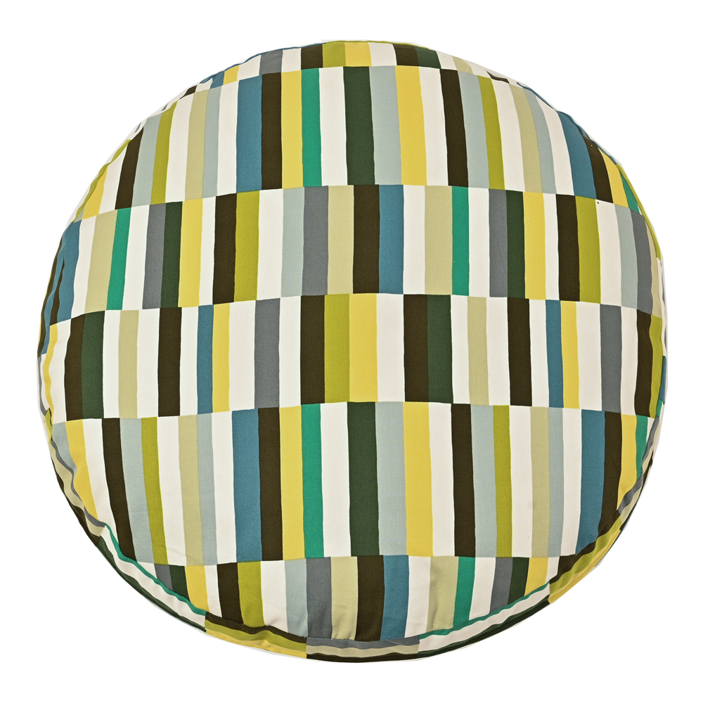 クッションカバー 中身付き 丸型 65 北欧 ストライプ 直径65cm用 パッチ＆アップサイクルフェザーヌードクッション 日本製 fabrizm 背当てカバー 爆買 | fabrizm | 02