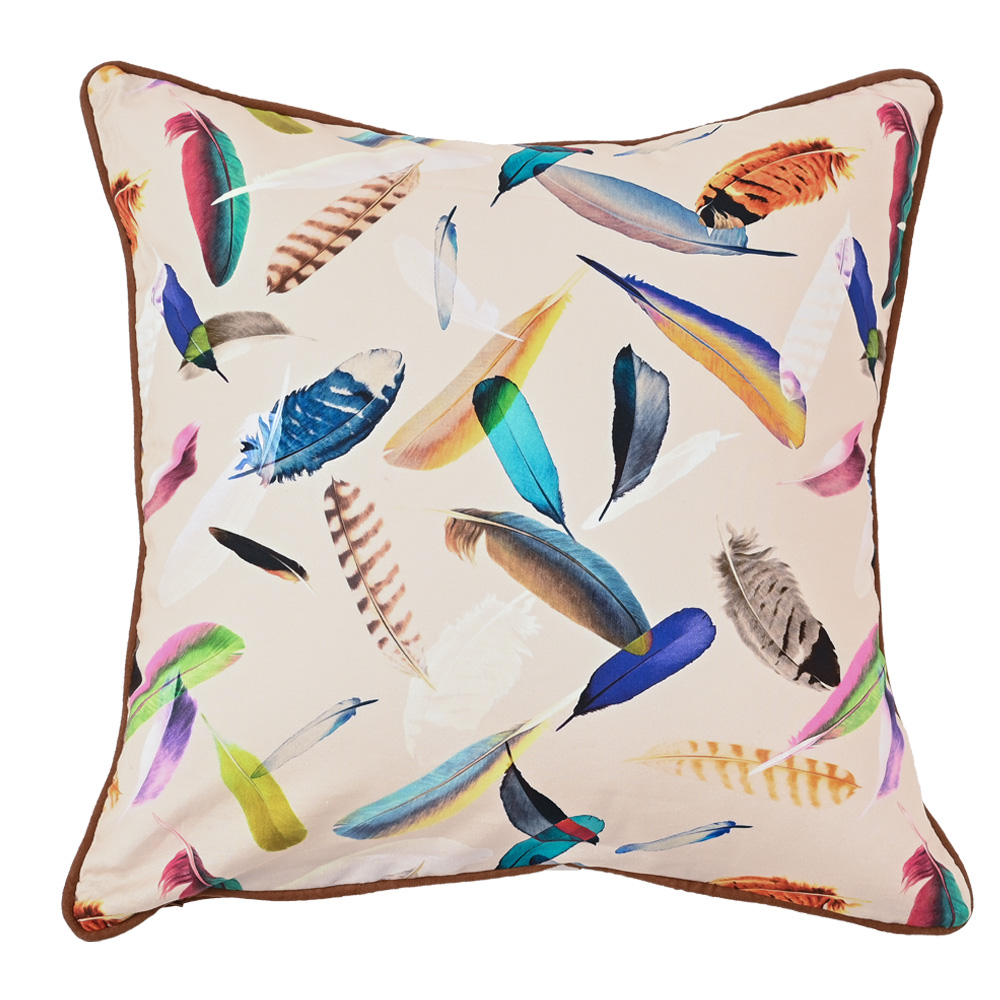 クッションカバー 中身付き 45×45 北欧 花 45角 nora.＆ポリエステルわたヌードクッション 日本製 fabrizm 爆買 | fabrizm | 05