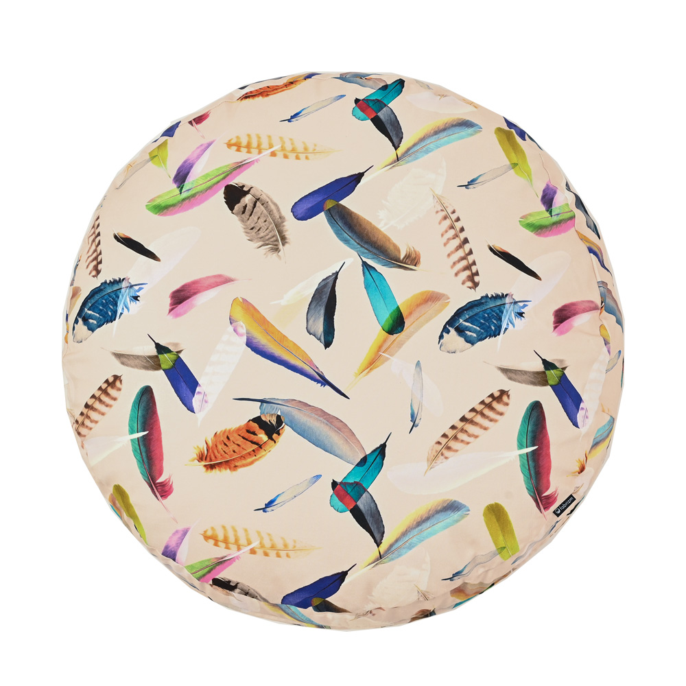 クッションカバー 北欧 65丸 nora. 日本製 fabrizm 背当てカバー 座布団カバー おしゃれ かわいい 南国 ハワイ 名入れ刺繍OK | fabrizm | 05