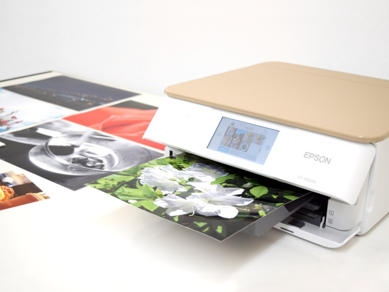 【インク5個付】EPSON EP-881ANプリンター 、試し印字写真あり エプソン EP-881ANのインク交換・互換インクは何が正解