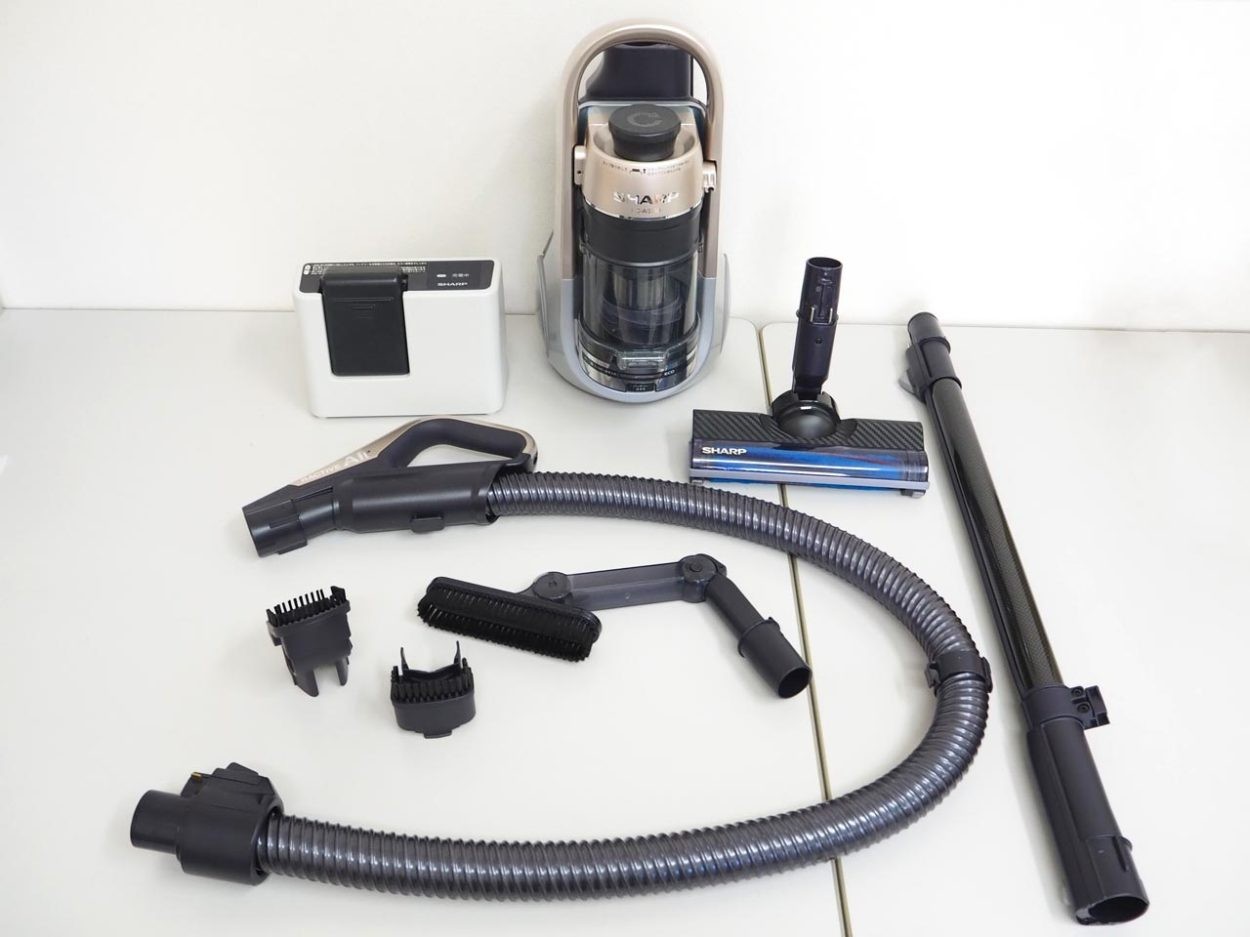 SHARP キャニスター掃除機 TI1 ECJOY!】 SHARP シャープ コードレスキャニスター紙パック掃除機