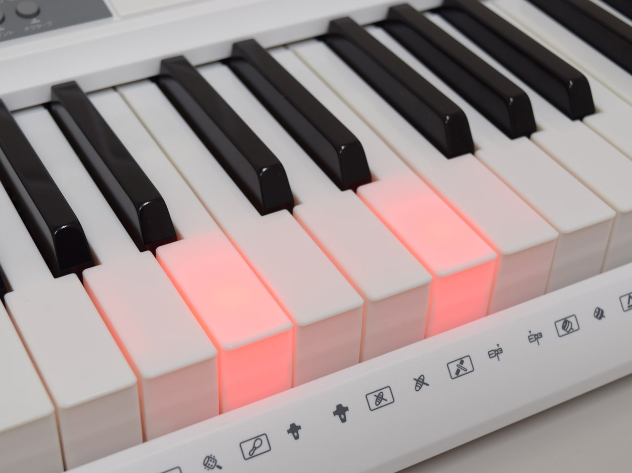 ピアノ初心者におすすめキーボード 光ナビ 試用レポート
