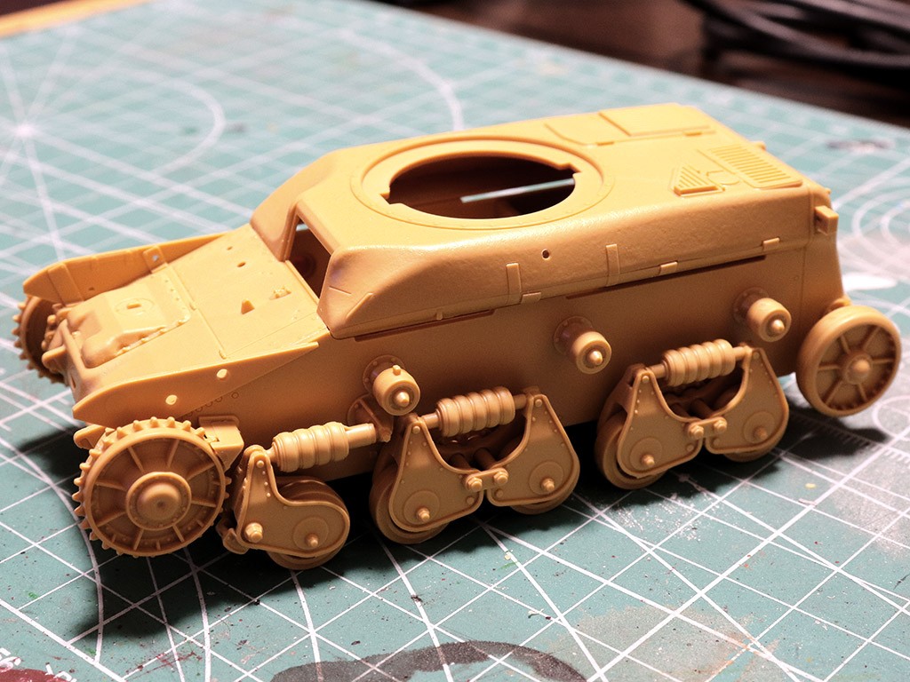 値下げ❗️米空軍(35TH) チャレンジセット プラモデル教室 フランス軽戦車 R35 組立編【試用レポート】