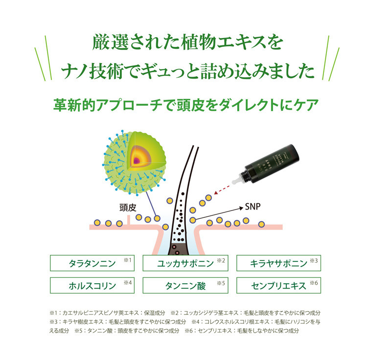 SUNA（スーナ） 染めない毛髪ケア！ スカルプエッセンス ダブル
