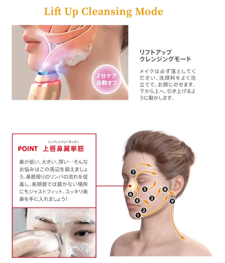 ゾーガンキン OVO（ オーヴォ） 美顔器 EMS クレンジング 洗顔 毛穴