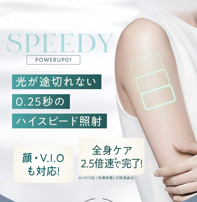 JOVS Dora Scroll 脱毛器 光脱毛器 フラッシュ式脱毛器