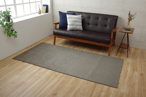 イケヒコ 洗える撥水加工ラグ モデルノ 1畳 90×185cm 送料無料 ラグ 撥