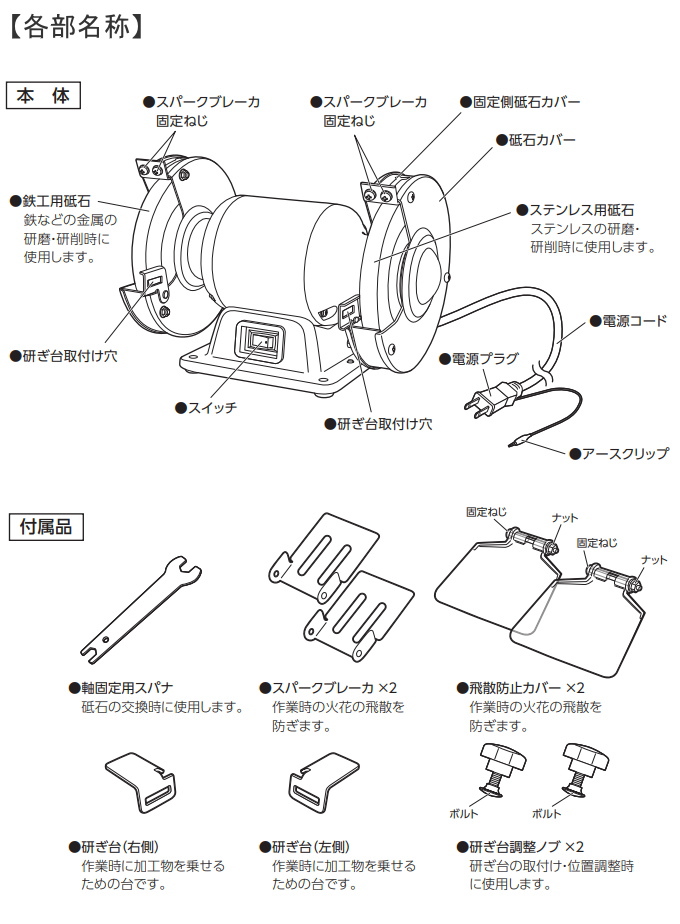 高儀 EARTH MAN ホームベンチグラインダー BGR-150B 送料無料