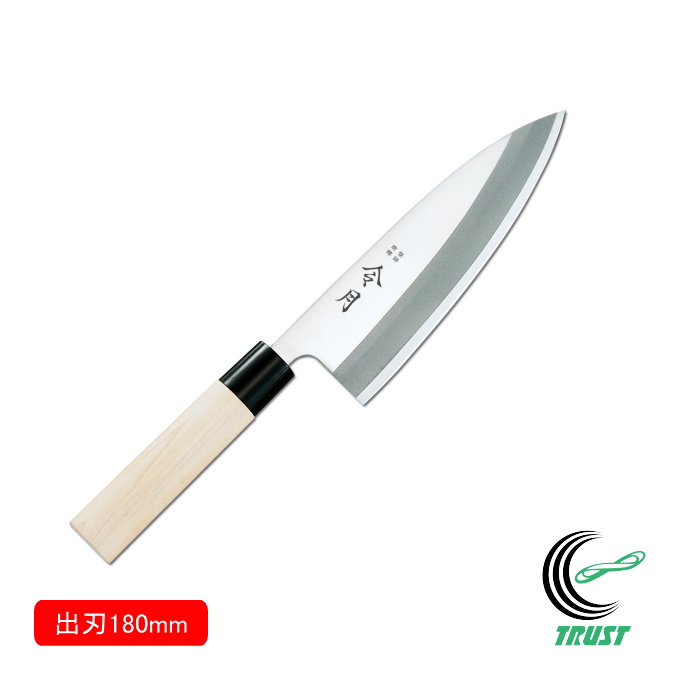 鋼出刃包丁和包丁刺身包丁調理包丁180mm