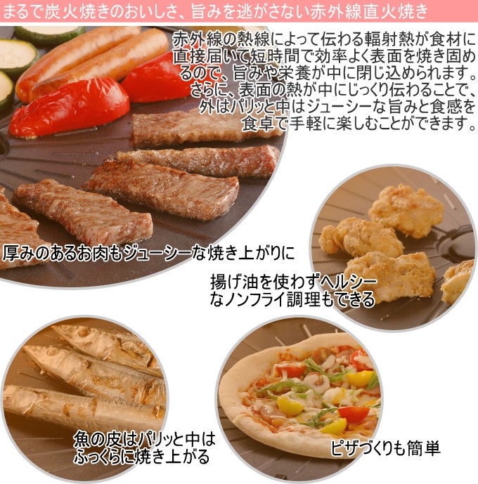 無煙ロースター ヘルシーグリル HG-100K 家庭用 送料無料 焼き肉 焼肉