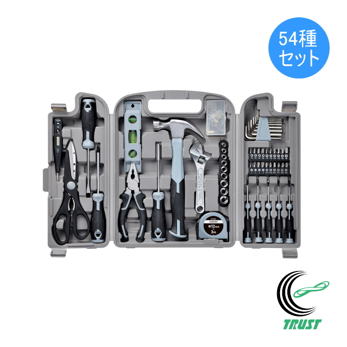 �}�C�c�[���Y 54pcs MT-540 �H��Z�b�g �n���}�[ �r�b�g �˂� �f�W�^���d�C�e�X�^�[ ������ 1/4�\�P�b�g ������ �Z�p�_�����` ���[�P�[�X 54�� ���V