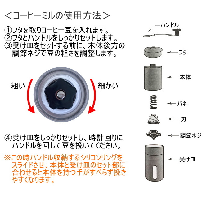 アウトドア向けコーヒーセット S 送料無料 コーヒーミル 手動式