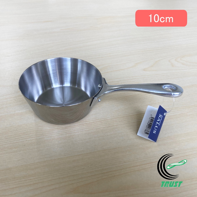 ソースパン 10cm 送料無料 日本製 ステンレス キッチン用品 調理用品 片手鍋 鍋 なべ 小鍋 ソース作り お菓子作り 佐藤金属興業 SALUS｜JOYアイランド