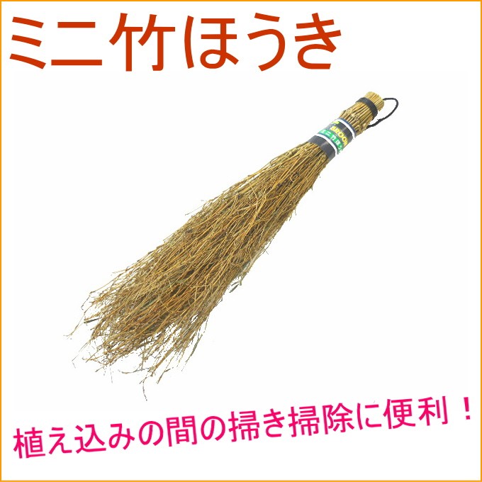 ミニ竹ほうき ほうき 箒 掃除 そうじ 清掃 掃除用具 掃き掃除 竹 竹ほうき ループ付 エコ  :4979404221969-kanetake:JOYアイランド 通販 