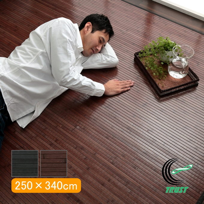 竹のカーペット ユニバース 250×340cm 送料無料 竹 ラグ カーペット