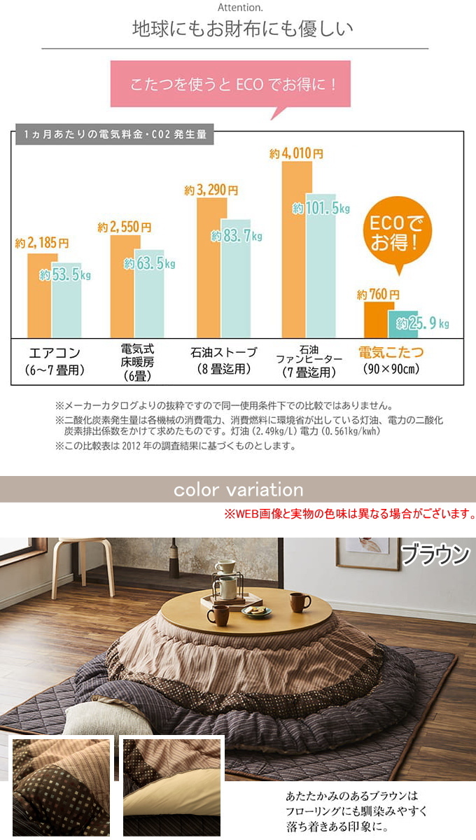 イケヒコ 和モダンのこたつ用掛布団 ゆかり 円形 205cm丸 送料無料
