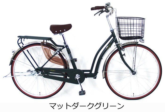 自転車 デコチャリ 旧チャリ 椿 26インチ a.n.design-works 送料無料ヤクシン完全組立 自転車 26インチ