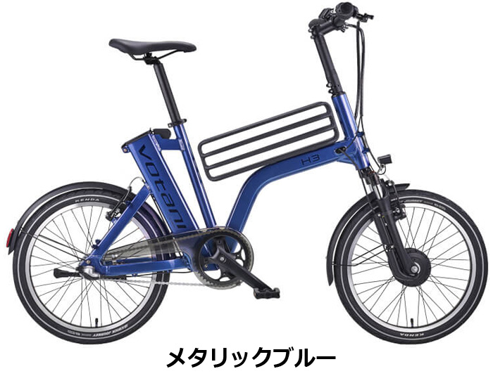 VOTANI H3 メタリック グリーン 電動アシスト e-bike 20インチ H3-20インチ-コンパクトでかっこいい電動アシスト自転車 | BESV