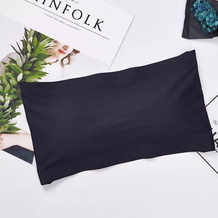 チューブトップ ブラ レディース ストラップレスブラ ひんやり 冷感 谷間が見えない シームレス 肩紐なし 脇高 ノンワイヤー ブラジャー ジョイフィール joyfeel