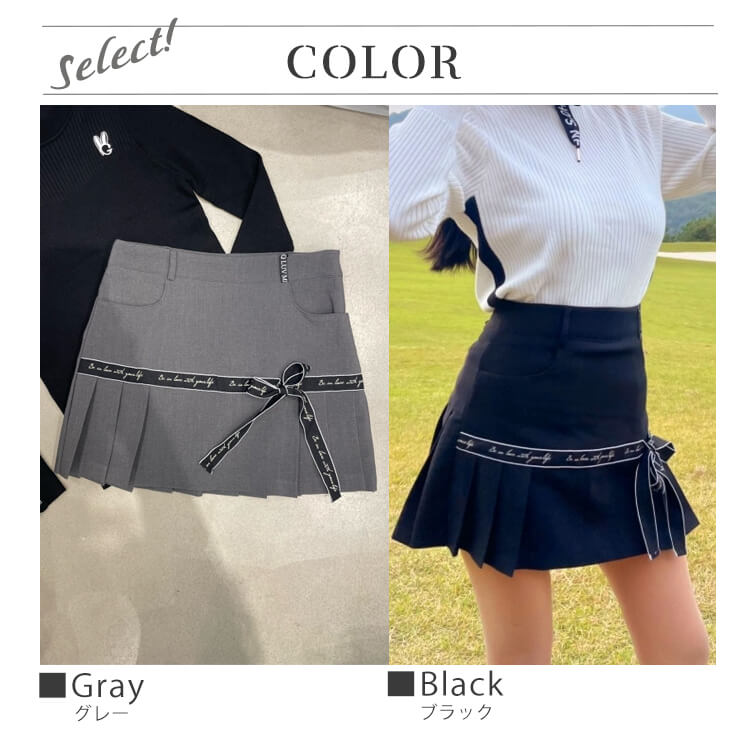 【SALE／37%OFF】 レディース ゴルフウェア スカート プリーツ 韓国 ゴルフウエア レディースウェア