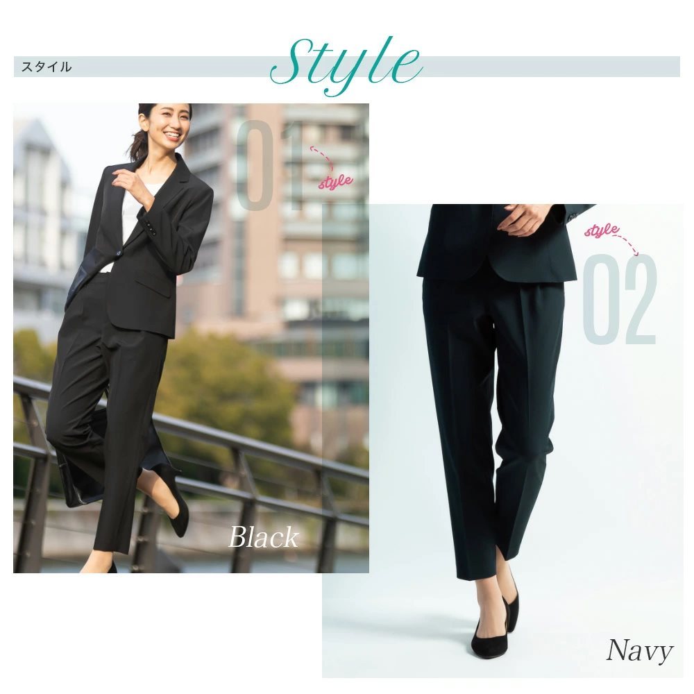 RIRIYANO パンツ レディース パンツスーツ スラックス センター
