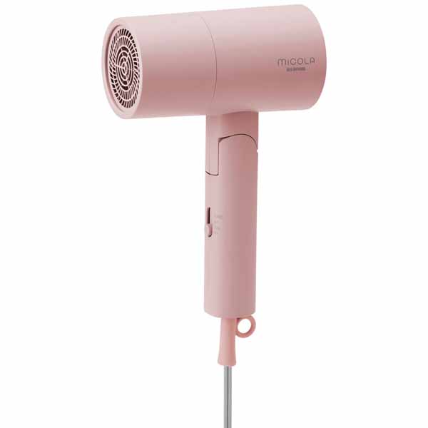 ドライヤー 速乾 大風量 軽量 軽い コンパクト マイナスイオン ヘアドライヤー 小型 時短 アイリスオーヤマ MiCOLA ミコラ 3段階調節可能 HDR-M101 HDR-M102 | IRIS OHYAMA | 04