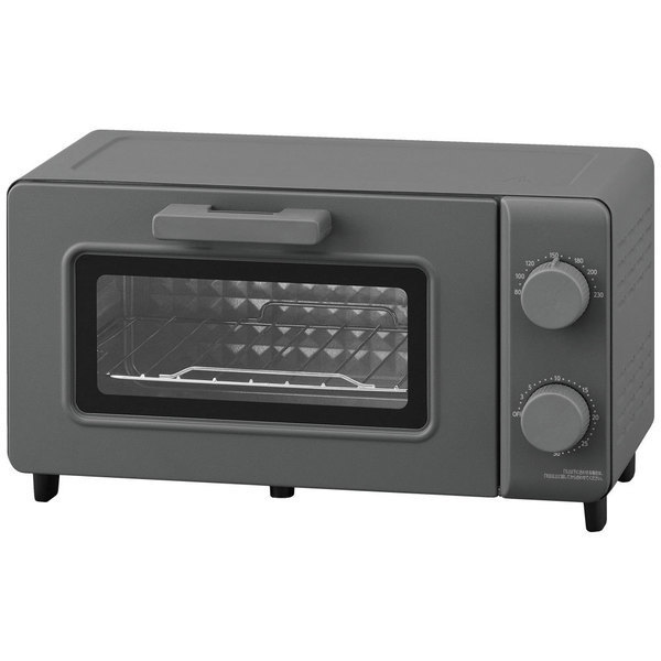 トースター オーブントースター 2枚焼き おしゃれ かわいい 角皿付き 80℃ 230℃ 無段階調整 タイマー付き アイリスオーヤマ EOT-201 | IRIS OHYAMA | 02