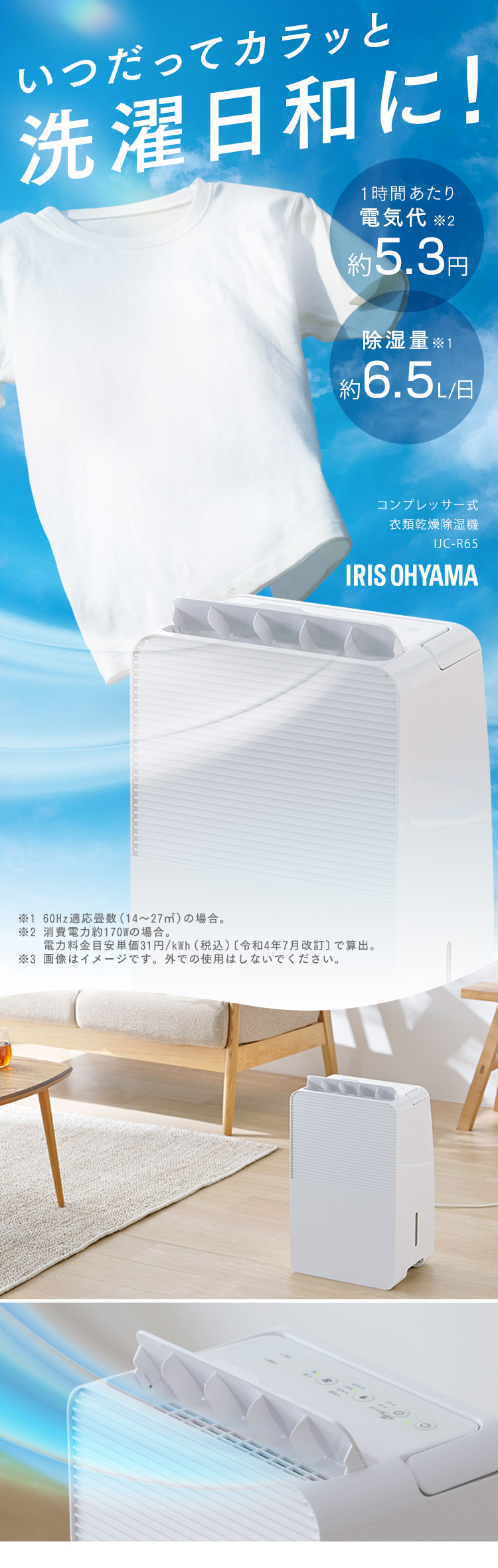 IRIS OHYAMA（アイリスオーヤマ） 除湿機 衣類乾燥 衣類乾燥除湿機