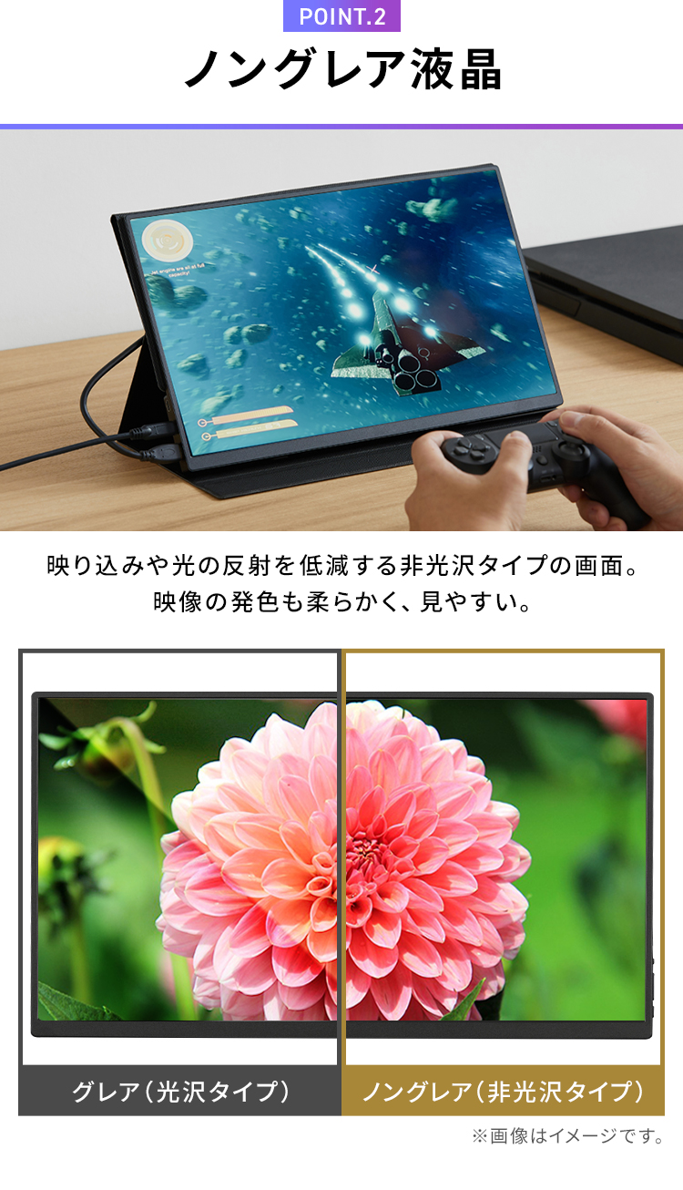IRIS OHYAMA（アイリスオーヤマ） モバイルモニター pcモニター 15.6