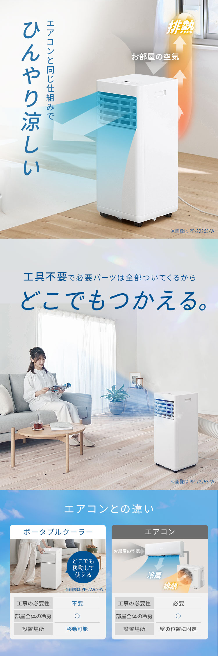 IRIS OHYAMA(アイリスオーヤマ) スポットクーラー ポータブル IRIS OHYAMA(アイリスオーヤマ) スポットクーラー ポータブル