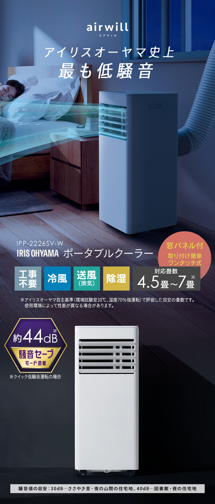 IRIS OHYAMA（アイリスオーヤマ） スポットクーラー ポータブル