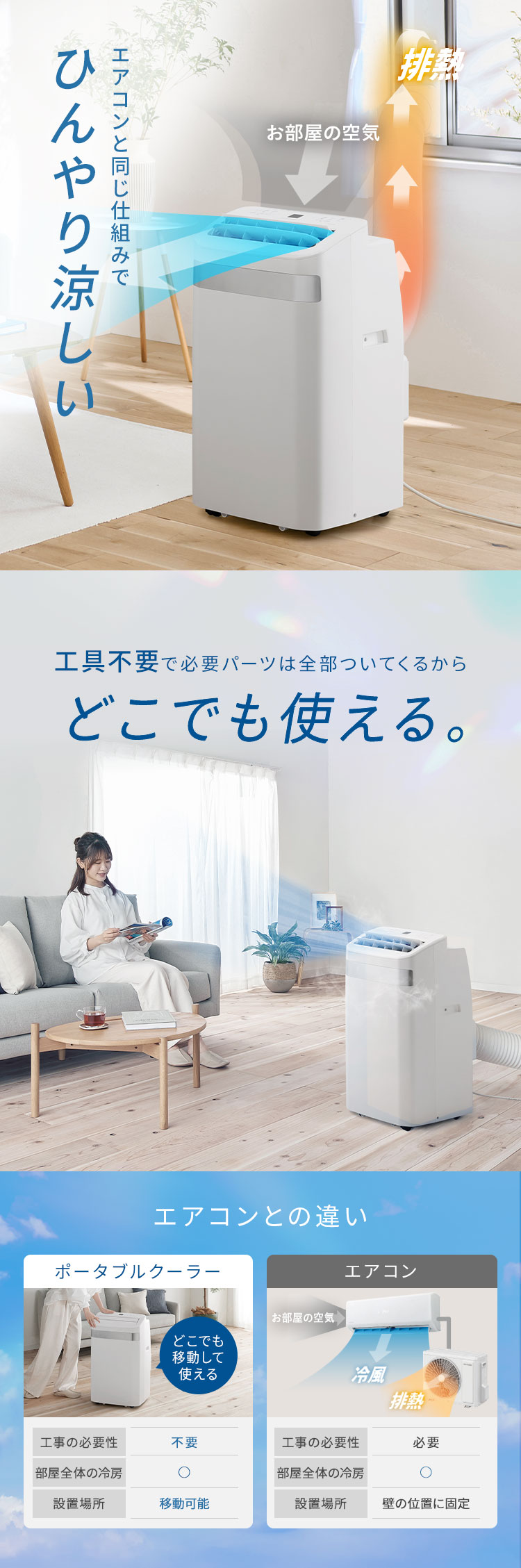 IRIS OHYAMA（アイリスオーヤマ） スポットクーラー ポータブル
