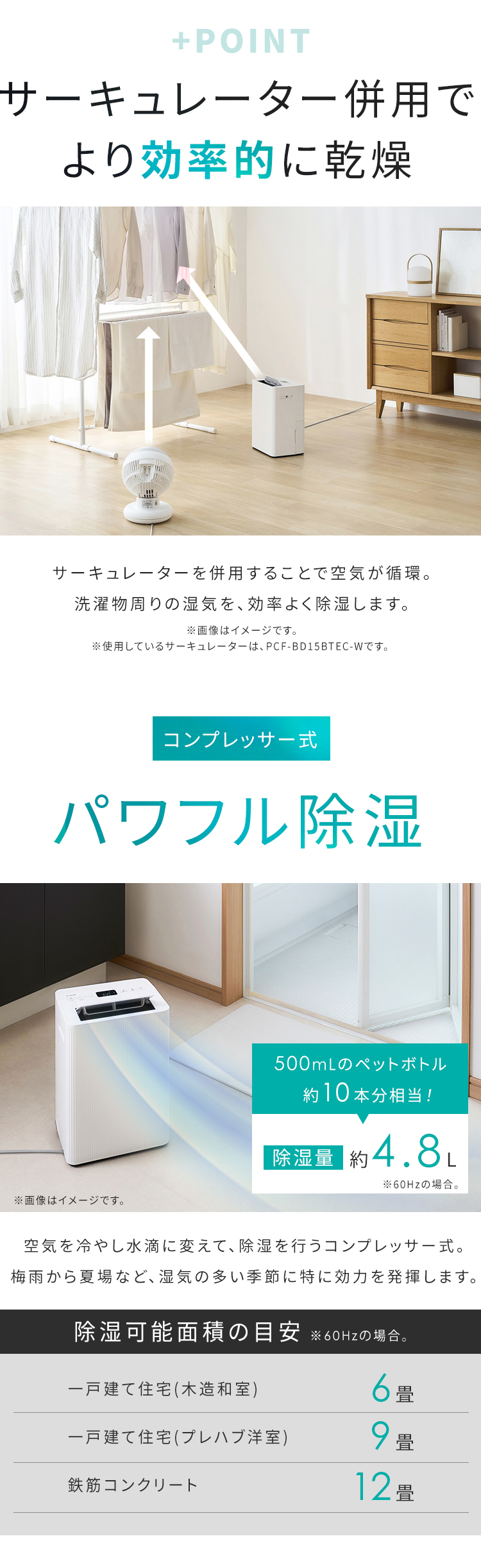 IRIS OHYAMA（アイリスオーヤマ） 除湿機 コンプレッサー 衣類乾燥