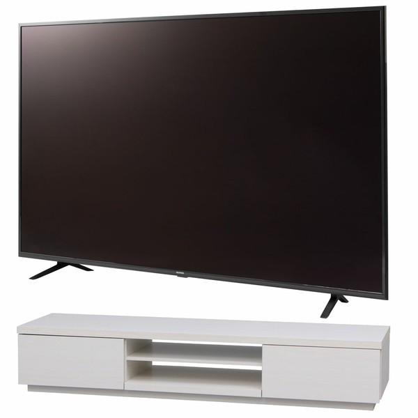 テレビ 4K対応液晶テレビ 65インチ Fiona テレビ台 セット品 BAB150