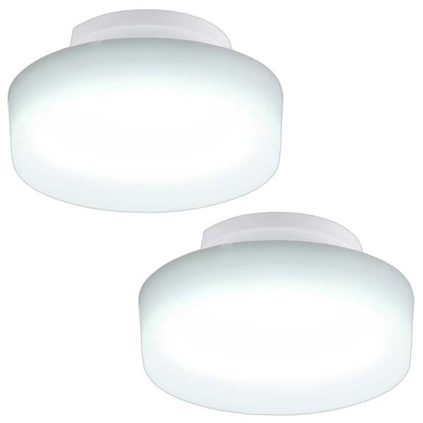 IRIS OHYAMA シーリングライト 小型 薄型 おしゃれ セット 2個