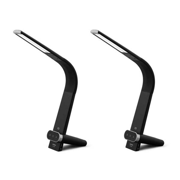 デスクライト LED おしゃれ 2個セット セット 充電 在宅ワーク 在宅勤務 アイリスオーヤマ LEDデスクライトQi充電シリーズ 縦置きタイプ 調光　調色 LDL-QLDL | IRIS OHYAMA | 01
