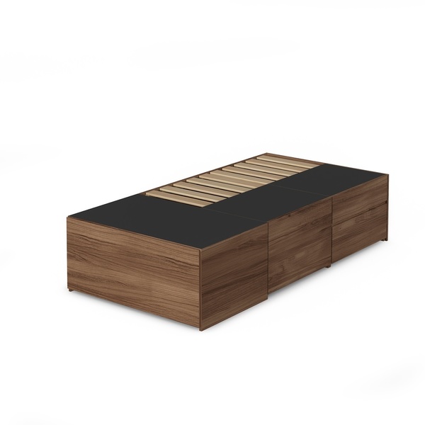 ベッド シングル 収納 大容量 超収納 引出付 ベッドフレーム ヘッドレス 収納付ベッド チェストベッド ベット アイリスオーヤマ CSB01-S * | IRIS OHYAMA | 02