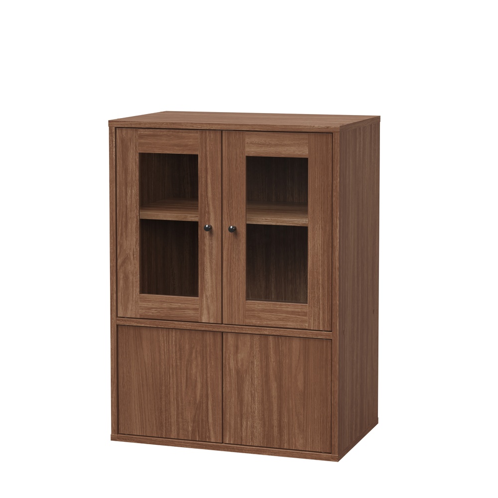 食器棚 ロータイプ 幅60 奥行38.8 高さ81.6 キャビネット ガラス サイドボード キッチン リビング 収納 一人暮らし アイリスオーヤマ GKN-9060R * | IRIS OHYAMA | 03