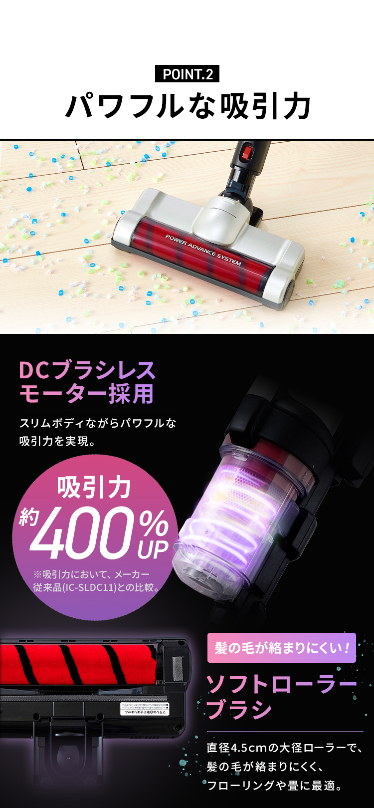 IRIS OHYAMA（アイリスオーヤマ） 掃除機 コードレス ハンディ